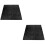 2Pièces Plaid Extérieur Noir Pour Voyage 8