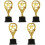 5Pièces Trophées Pour Jeux Récompenses Enfants 3