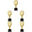 5Pièces Trophées Pour Jeux Récompenses Enfants 6
