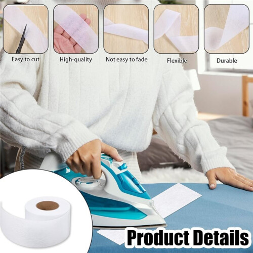 3 Rollos de 30 Yardas de Cinta Termoadhesiva para Acolchado. Cinta Termoadhesiva para Relleno de Telas. Cintas Termoadhesivas para Acolchado. 1