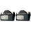 2Pièces Taille-Crayon À Clip Noir Pour Enfants, Accessoire De 2