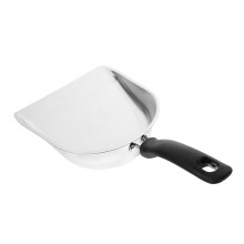 3Pcs Portable Stainless Steel Dustpan Household Cleaning Silver