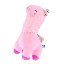 2Pièces Alpaga Rose En Peluche Coton PP Pour Cadeau Enfant