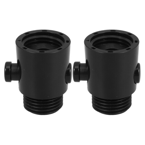 10Pièces Valve D'arrêt Eau ABS Noir Pour Douche Jardin