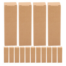 100Pcs Light Brown Kraft Lip Balm Packaging Boxes for Lipstick Storage