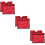 6Pièces Manchons Cônes De Rouge Pe PVC Multifonctionnels 11