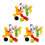 3Ensembles Kit Bowling En Bois Pour Enfants Variés 3