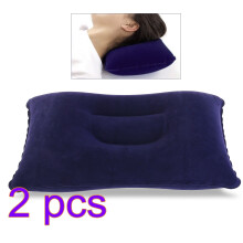 2St Donkerblauw Inflatable Reis Met Dikke Flocking Bekleding