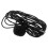 5Pcs Miniature Lavalier Mic for Wind Instruments Black ABS Clip-on 1