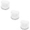 3Pièces Barres Ventouse Blanches Pour Douche Porte Usage 10