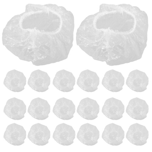 400Pcs Transparent Scooter Seat Protective Covers Plastic Rain Shield