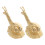 8Pcs Golden Vintage Brass Cabinet Knobs Snail Style Decorative Pulls 1