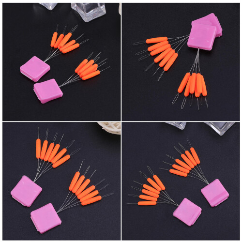 4Pièces Bobbers De Orange Légers Pour En Rivière 2