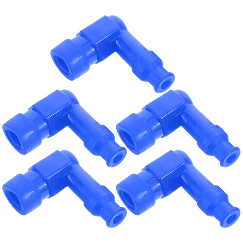 20Pièces Capuchons Étanches Bougie En Caoutchouc Bleu Faciles 1