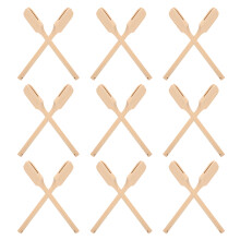 100Pièces Bâtons Bambou Kaki Pour Éventail À Usage Décoratif
