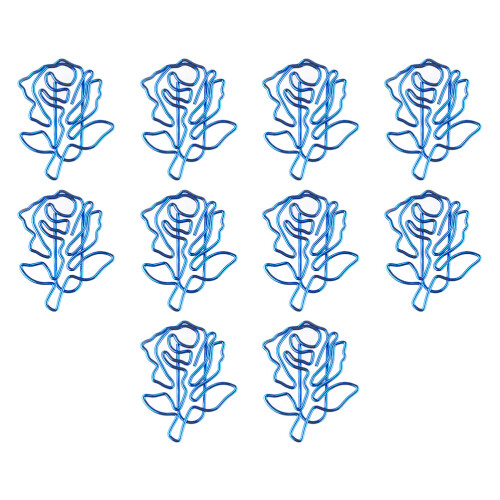20Pièces Clips En Forme De Rose Pour Étudiants