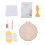 4Sets DIY Punch Needle Coaster Kit Multi Color Embroidery Tools 1