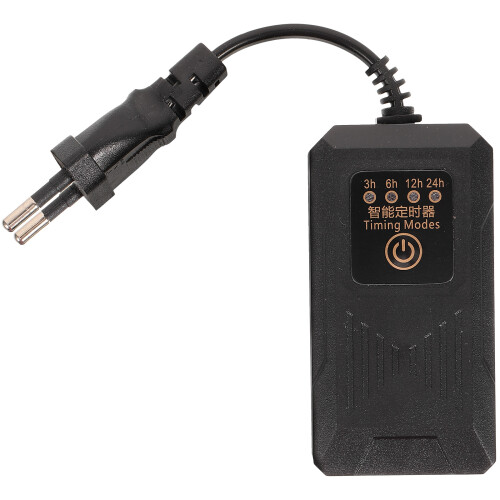 4Pcs Aquarium Timer for Fish Tank Black Plastic Light Controller Home