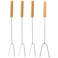 8Pcs Stainless Steel Camping Bbq Skewers Multipurpose Roasting Sticks