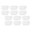 60Pcs Lightweight White Plastic Weighing Trays for Lab and Kitchen Use 1