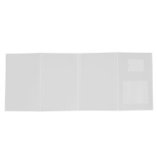 4Pcs Transparent Desk Privacy Boards ABS Dividers for Home Use