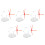 5Ensembles Support Figurines Plastique Rouge, Base Stable Pour Modèles 4