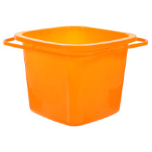 2St Duurzame Kleine Plastic Opslageemmers Met Handvat