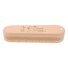 2Pcs Hardwood Sewing Clappers Beige Wooden Pressing Tools for Quilting