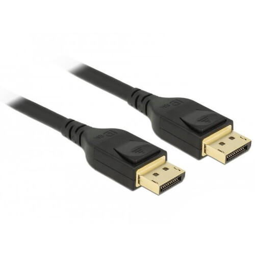 Cable DisplayPort - DELOCK - 85658 - 1 m - Oro - 8K Ultra HD 1