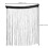 3Pcs Black Tassel Curtains Practical Decorative Curtains for Room 1