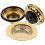 4Sets Kitchen Sink Filter Metal Rubber Drain Basket Strainer Golden 1