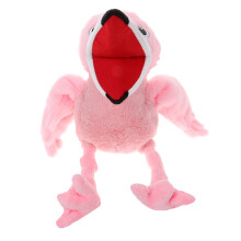 2Pcs Comfortable Pink Plush Hand Puppets for Kids Storytelling Fun