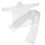 6Sets Robuster Plastik-Regenponcho Für Männer, Transparent, Mit 1