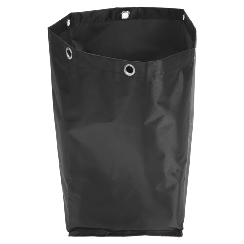 3Pcs Multi-Functional Black Janitorial Bags for Cleaning Trolleys