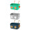 2Sets Bathroom Hanging Drain Basket Abs+pp 3-Tier Organizer with Hooks 1