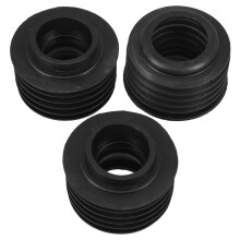 15Pcs Black Rubber Toilet Bowl Ring Gasket Leakproof Seal for Bathroom