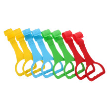 16Pairs Multi-Color Plastic Baby Curtain Rings for Standing Support