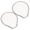6Pcs White Ceramic Spoon Holder Set for Kitchen Countertop and Stove 1