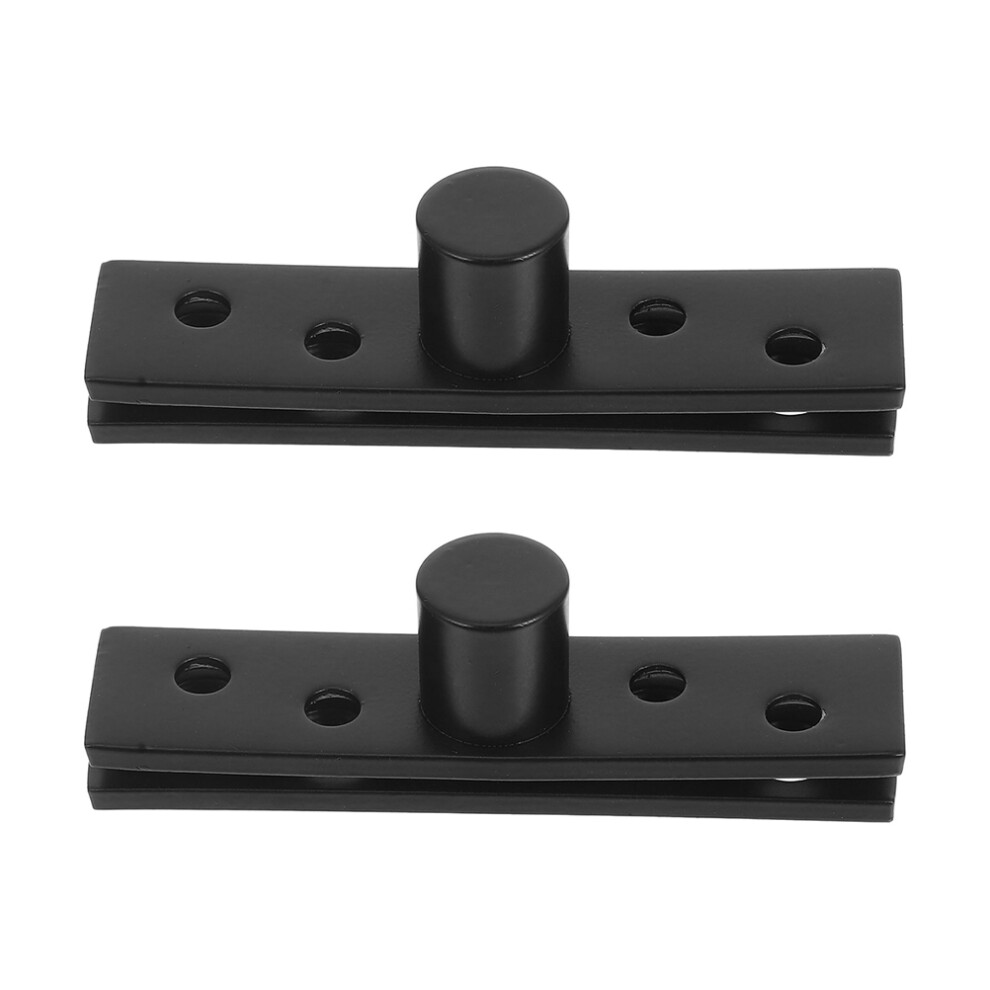 4Pcs Durable Stainless Steel Concealed Pivot Hinges With 360 Rotation 3652198770936