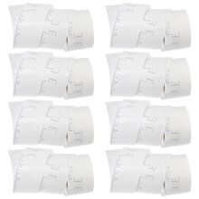 250Pcs White Eyebrow Shaper Kit Professional Mapping Ruler for Makeup