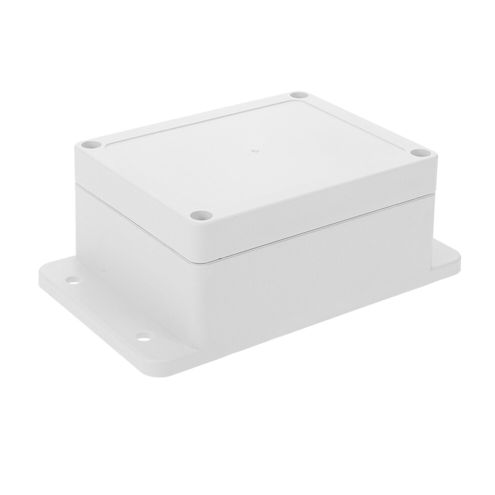 2Pcs White Plastic Outdoor Monitor Terminal Junction Boxes Waterproof 3653341283235