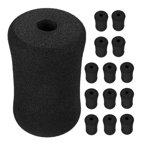 30Pcs Multifunctional Black Sponge Covers for Gym Exercise Accessories