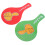 4Pièces Paddles Vote Et Jeu Plastique École 1