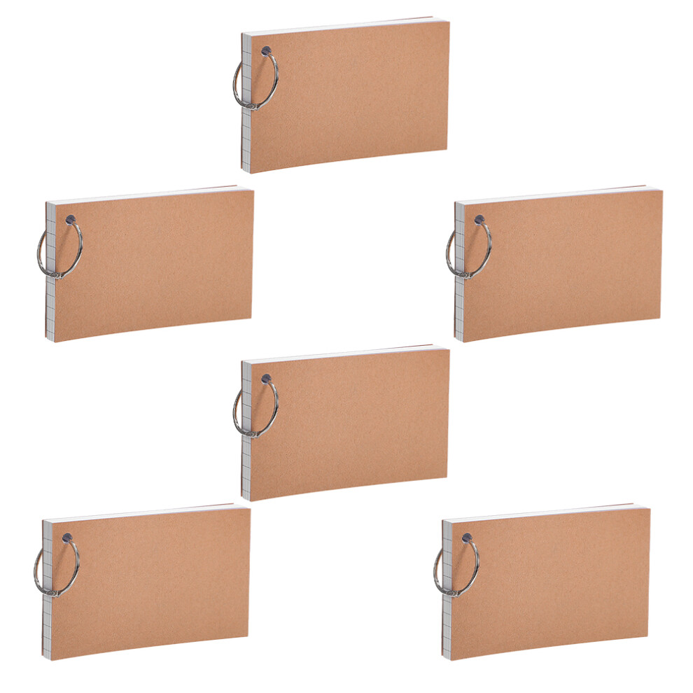 Photos - Notebook 3Pcs White Memo Cards Note Pads Flash Cards Paper Iron for Students
