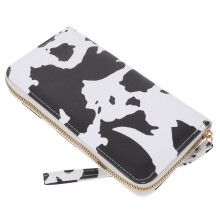 3St Lichtgewicht PU Cow Print Clutch Dames Zakelijke & Feesttas