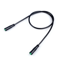 Bicicleta EléCtrica Ebike Conector de Cable de ExtensióN de Pantalla Hembra a Hembra 5 Pines para Bafang Mid Motor BBS01 / BBS02 / BBSHD