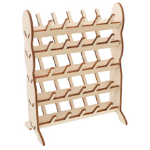 4Pièces Porte- En Bois Beige Pour Fil Rangement DIY Couture