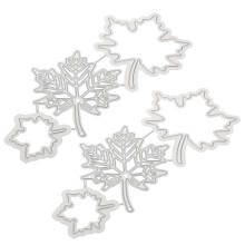 4Sets Carbon Steel DIY Snijmal Bladeren Decoratie Scrapbooking Tool