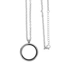 2Pièces Médaillons Locket Argent Verre Pour Souvenir DIY