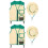 2Sets Polyester Entdeckerhut Mit Outdoor Weste Für Kinder Grün 6